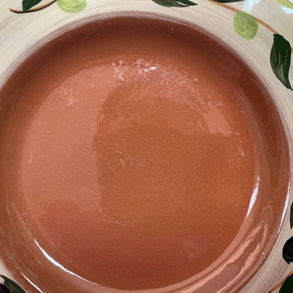 Le Petit Cafe Salad Plate Brown Green Olives 7 7/8" Lot of 2 - Picture 4 of 7